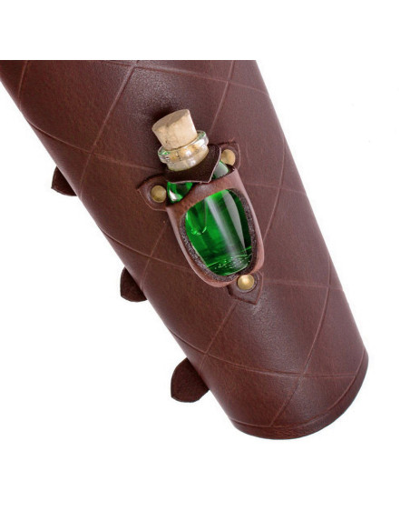 1 bracelet en cuir avec 1 flacon de...