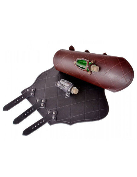 1 bracelet en cuir avec 1 flacon de...