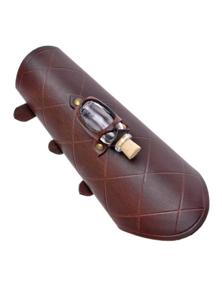 1 bracelet en cuir avec 1 flacon de...