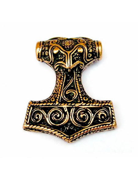 Pendentif Viking Amulette Marteau de...