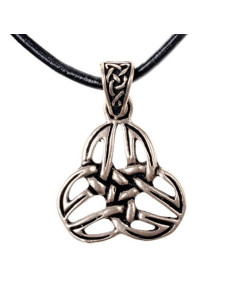 Pendentif spirale celtique Triquetra avec bracelet en...