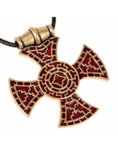 Pendentif médiéval croix anglo-saxonne Ixworth