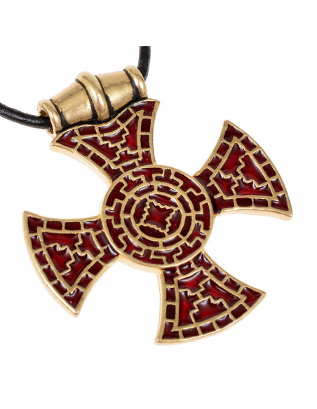 Pendentif médiéval croix...