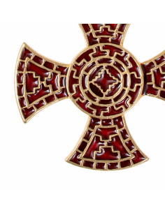 Pendentif médiéval croix anglo-saxonne Ixworth 2