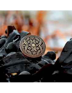 Bague viking ronde Birka Style Borre 2