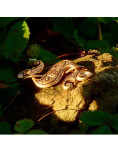 Broche hippocampe dragonesque celtique, 1er siècle après JC