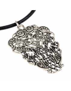 Pendentif celtique avec oiseau enlacé