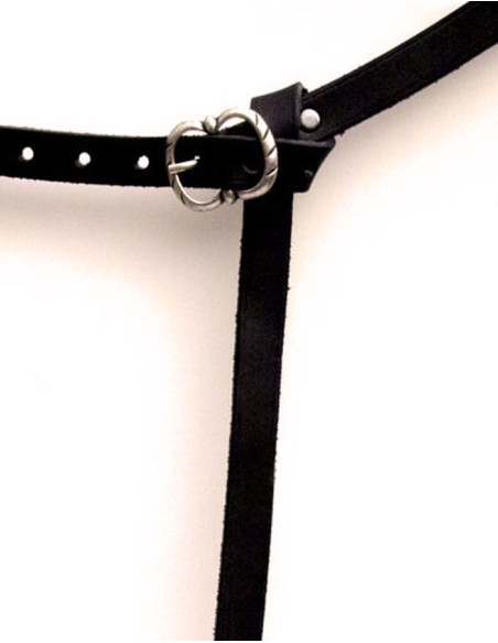 Ceinture médiévale à fleurs de lys à...