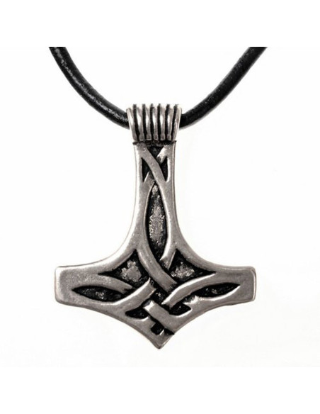 Pendentif viking marteau de Thor avec...