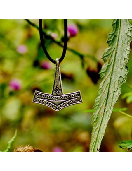 Pendentif marteau Viking Thor de...