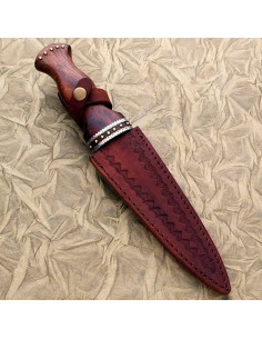 Couteau Ecossais Sgian Dubh lame en Acier Damas 2