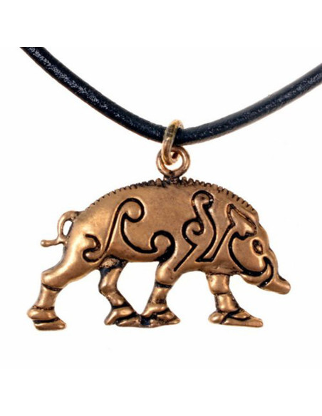 Pendentif de force martiale sanglier...