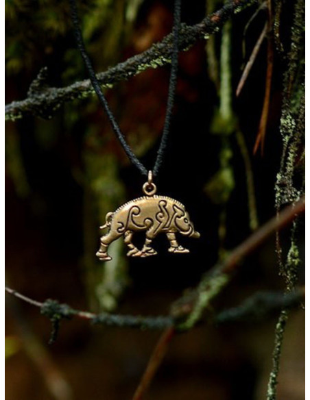 Pendentif de force martiale sanglier...