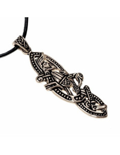 Pendentif médiéval-celtique oiseau Eriu