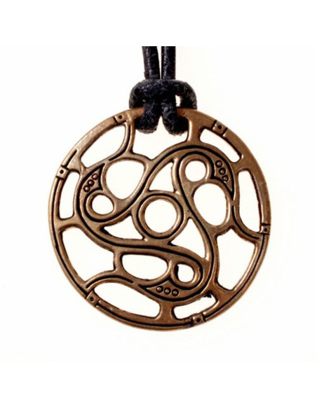 Pendentif d'époque Viking Snake Vendel