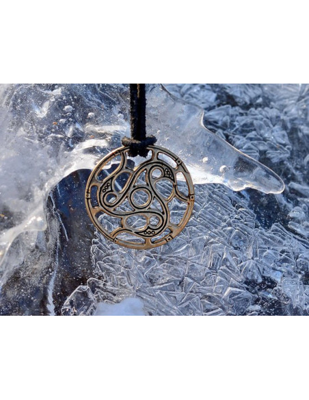 Pendentif d'époque Viking Snake Vendel