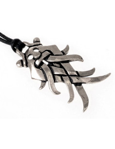 Pendentif amulette viking masque Moesgaard