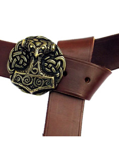 Boucle de ceinture viking Marteau de Thor 2