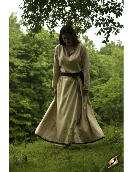 Tunique médiévale à manches longues...