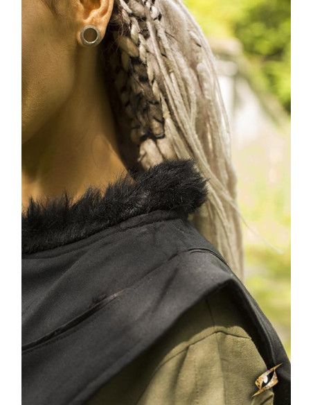 Surcot médiéval corbeau en nebro