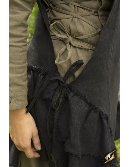 Surcot médiéval corbeau en nebro