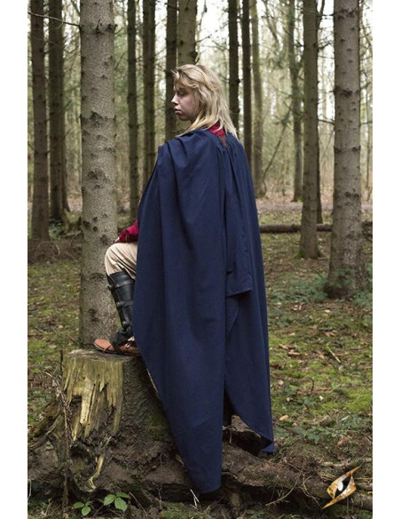 Cape en coton Regulus bleu, taille...