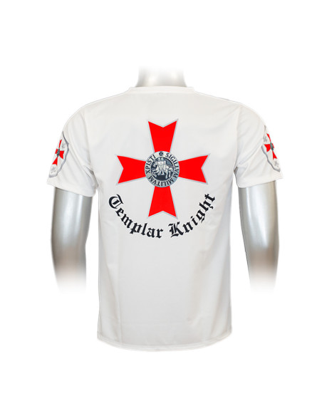 T-shirt blanc sublimé Templiers