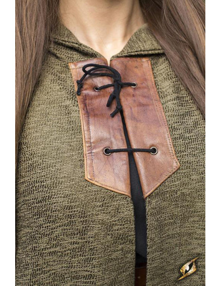 Tunique médiévale Benoît Dryade verte