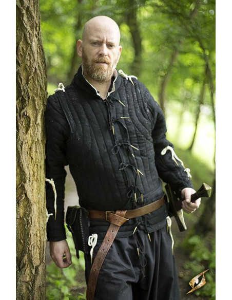 Gambison impérial à manches, en noir