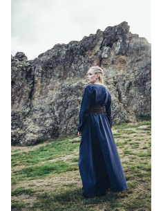 Robe Viking en coton Valdis, bleu nuit 2