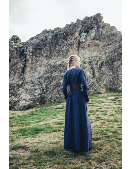Robe Viking en coton Valdis, bleu nuit