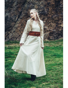 Robe Viking en coton Valdis, blanc naturel 2