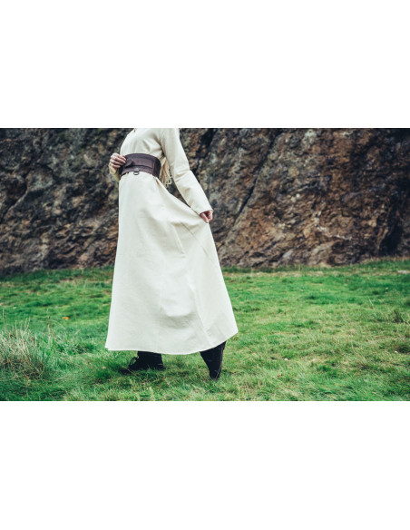 Robe Viking en coton Valdis, blanc...