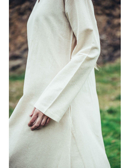 Robe Viking en coton Valdis, blanc...