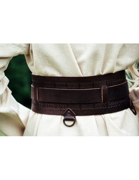 Ceinture en cuir viking Ingrid,...