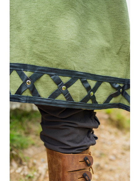 Tunique viking décorée Erik, vert