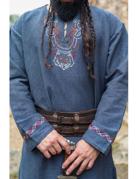 Tunique Freki Viking avec broderie...