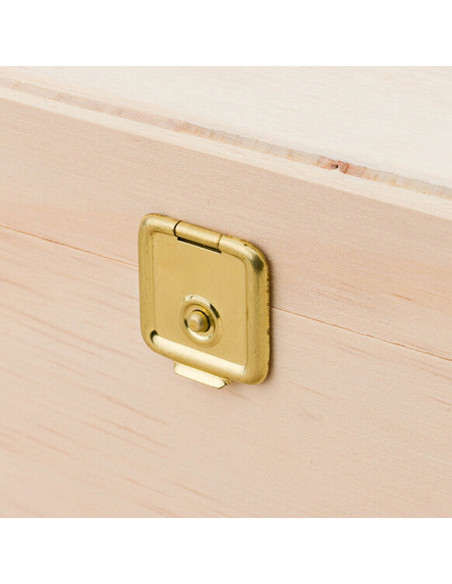 Coffret médiéval en bois Bouclier de...