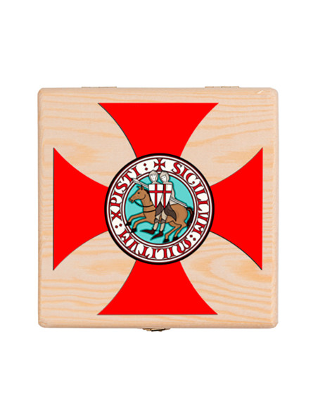 Coffret médiéval Croix des Templiers...