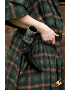 Noeuds celtiques en corne clair-foncé 2