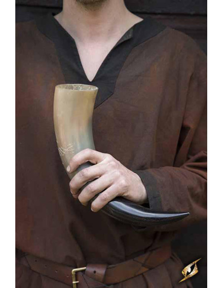 Corne de druide viking, finition...