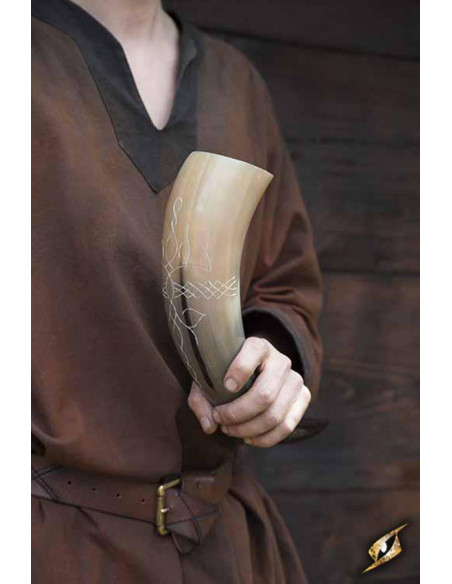 Corne de druide viking, finition...