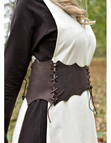 Ceinture type corset à nouer, couleur...