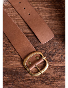 Ceinture médiévale de 135 cm. avec boucle en laiton,... 2