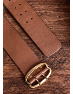 Ceinture médiévale de 135 cm. avec boucle en laiton,... 2