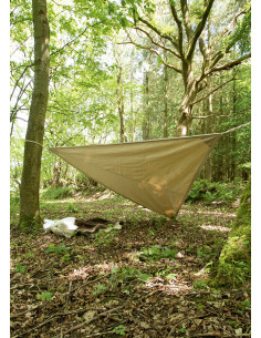 Auvent triangulaire avec corde pour camping médiéval, 4m. 2