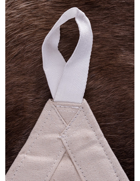 Auvent triangulaire avec corde pour...