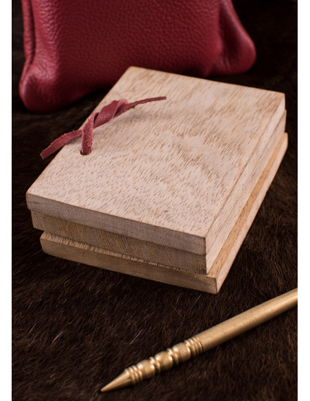 Livre de cire avec crayon en laiton...