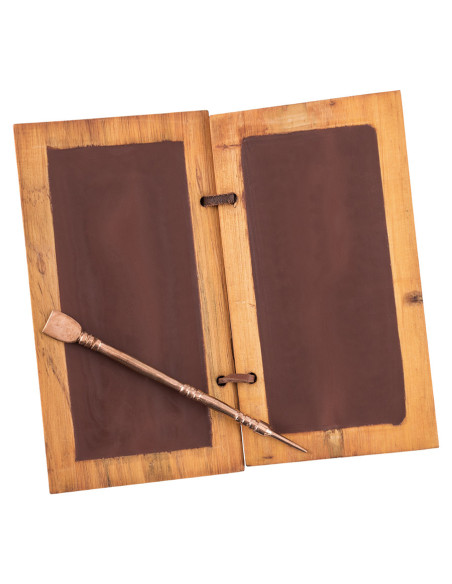 Livre de cire romain avec crayon en...