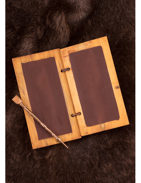 Livre de cire romain avec crayon en...